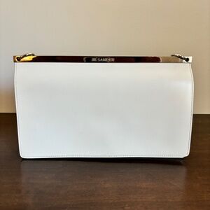 Jill Sander White Clutch